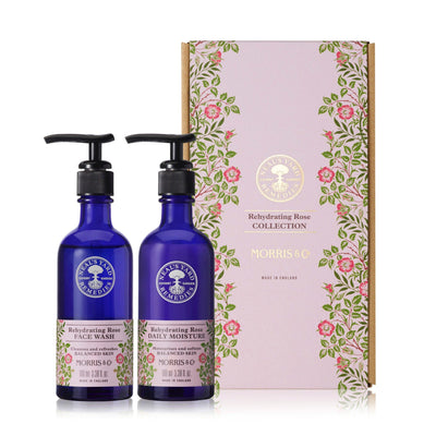 Neal's Yard Remedies Gifts & Collections Morris & Co. X Rehydrating Rose Face Wash and Daily Moisture Gift Set 