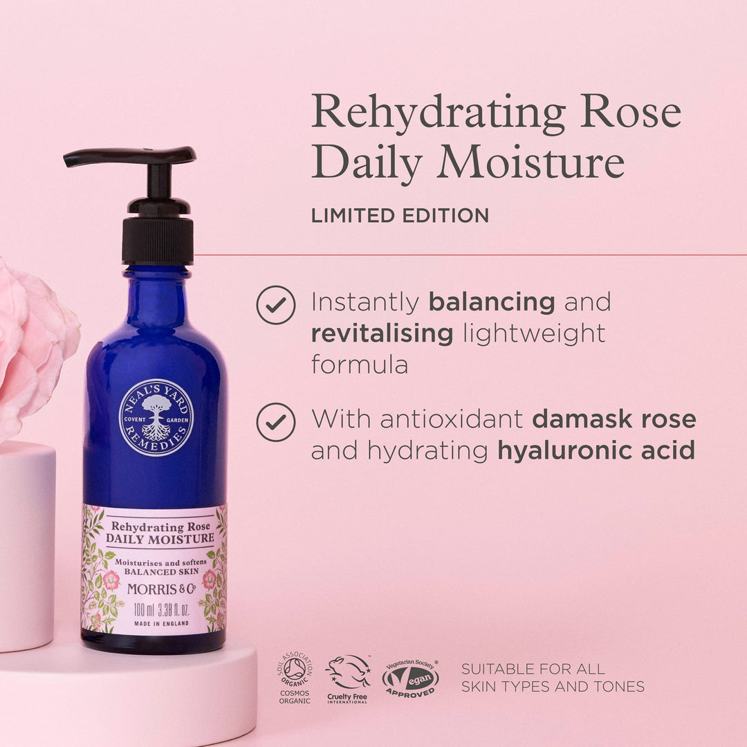 Neal's Yard Remedies Skincare Morris & Co. X Rehydrating Rose Daily Moisture 100ml