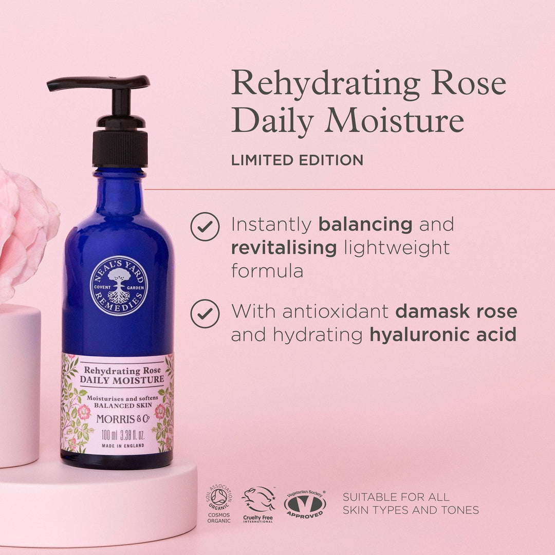 Neal's Yard Remedies Skincare Morris & Co. X Rehydrating Rose Daily Moisture 100ml