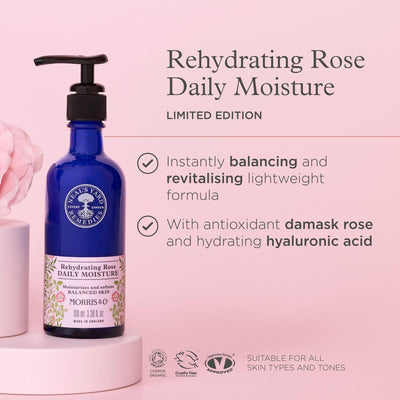 Neal's Yard Remedies Skincare Morris & Co. X Rehydrating Rose Daily Moisture 100ml